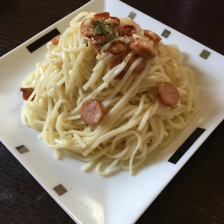 ひやむぎで簡単ペペロンチーノ風 レシピ 作り方 By ちび助115 楽天レシピ ひやむぎで簡単ペペロンチーノ風 レシピ 作り方 By ちび助115 楽天レシピ